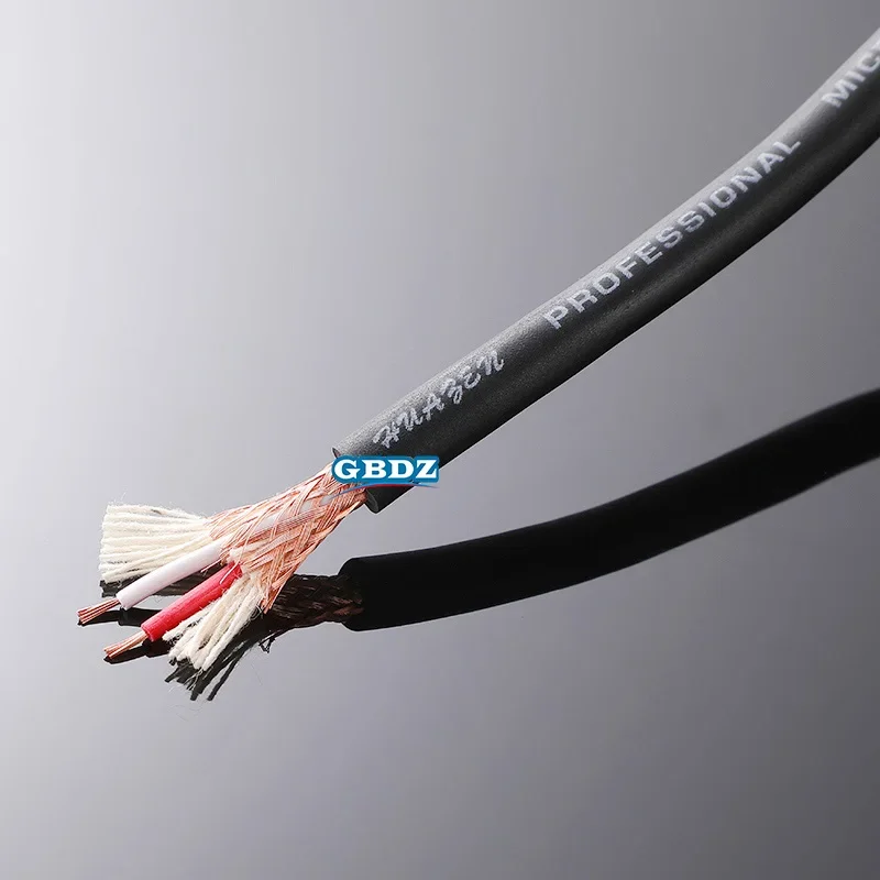 

RVPE2x0.3 Square 2-core Wrapped Shielded Microphone Pure Copper Cable Super Soft HiFi Audio Speaker Cable Balanced Line