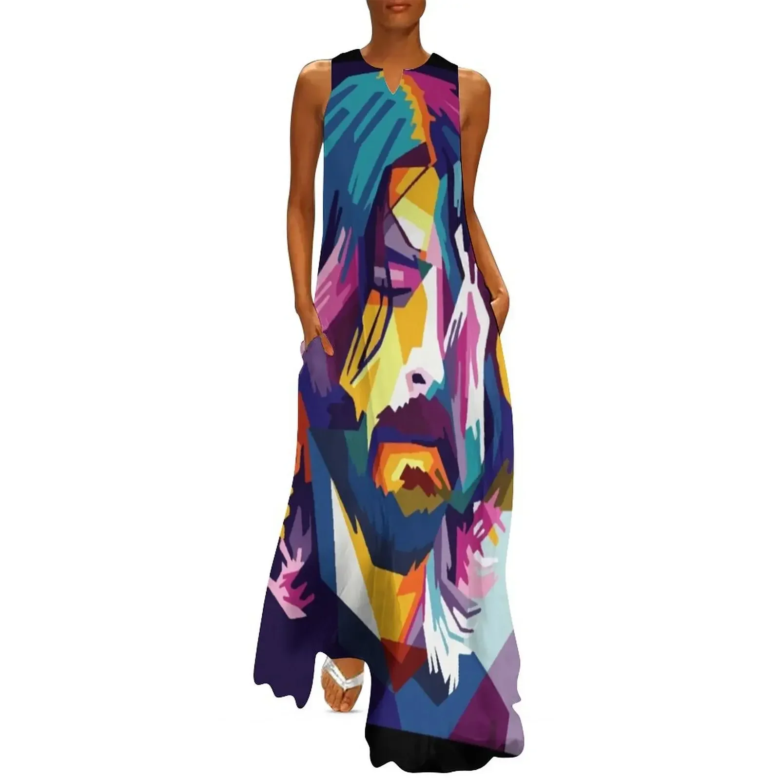 

DAVE GROHL Long Dress dress women summer Female clothing luxury dress cute