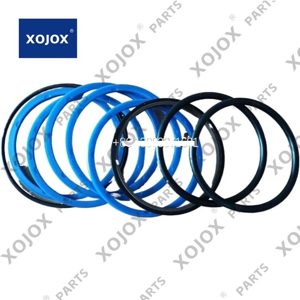 

XOJOX SK210LC-8 Center Joint Seal Kit for Excavator Swivel Joint Oil Seal, Blue