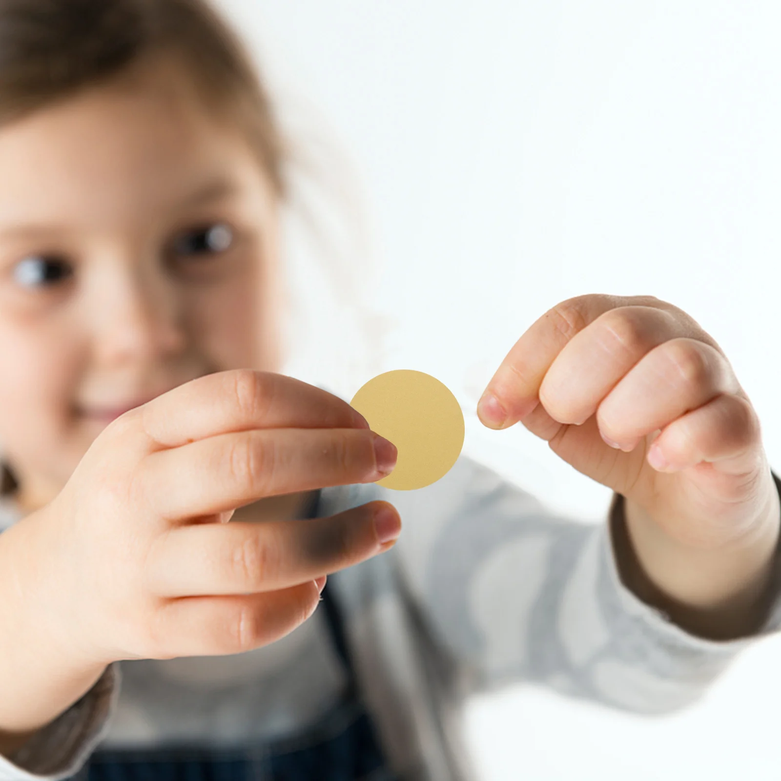 Pegatinas de despegar y pegar para cumpleaños, 50 piezas, sello de papel dorado para manualidades