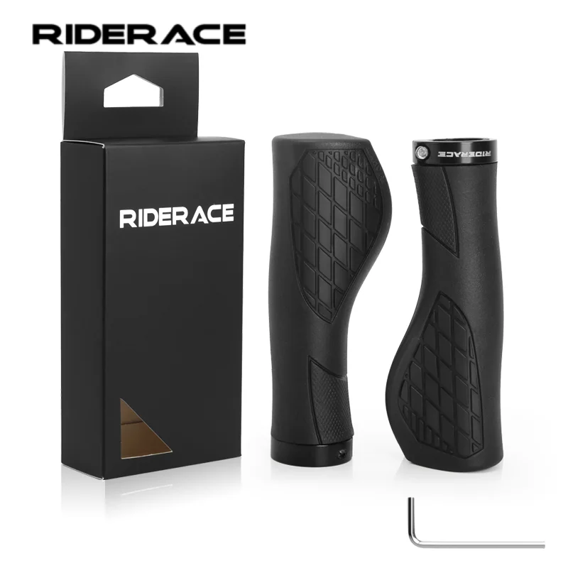 Fahrradgriffe aus weichem Gummi, stoßdämpfend, rutschfest, mit Verriegelung, ergonomisches Design, Fahrradlenker-Teile für Mountainbikes.