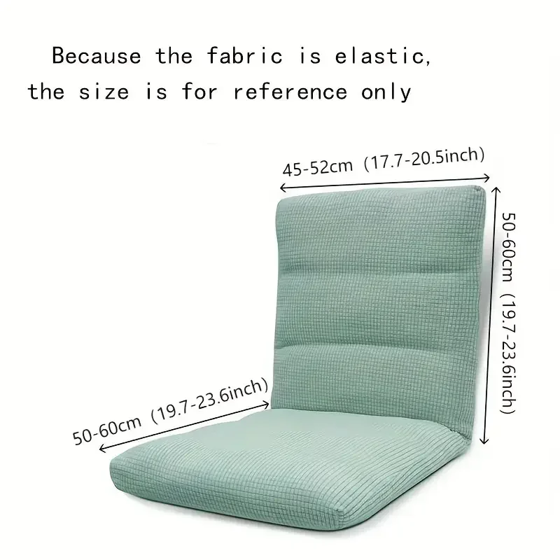 New Tatami Chair Cover Elastic Foldable Floor Chair Cover Anti-dirty Swing Cushion Cover for Home Camping Bay Window Cushions