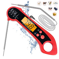 Food Thermometer Digital Kitchen Thermometer Meat Hot Milk Cooking Probe BBQ Stove Waterproof Kitchen Tool Thermometer