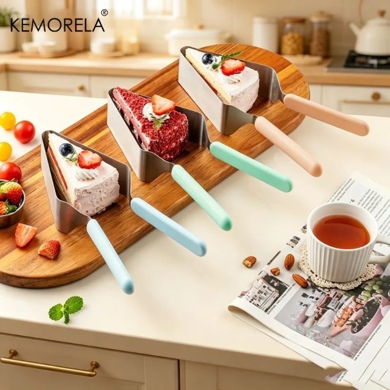 Cake Slicer Cutter Triangular Separator Adjustable Stainless Steel Device Mold Cake Clip Diy Decorating Bakeware Kitchen Bakery