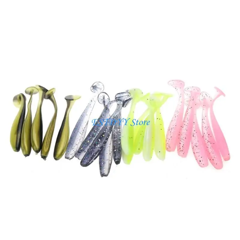 G6DE Fishing Lures Carp Fishing Soft Lures Plastic Artificial Colorful Baits