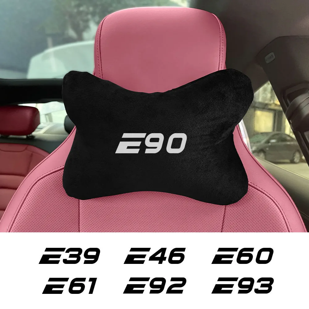 Car Headrest Neck Pillow Auto Interior Accessories For BMW E46 E90 E60 E39 E36 E92 E87 E70 E91 E53 E30 E34 E83 E61 E28 E62 E93