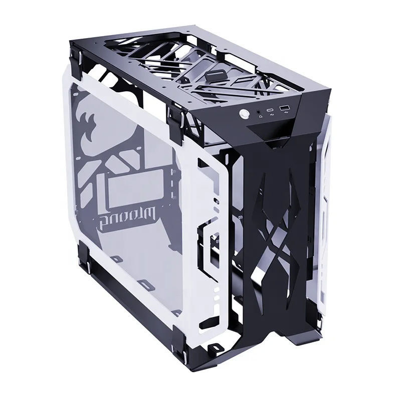 

2024 Popular Computer Case Atx/matx/itx Tempered Glass Support 240 Water Cooler New Design Gaming Usb 3.0 Towers