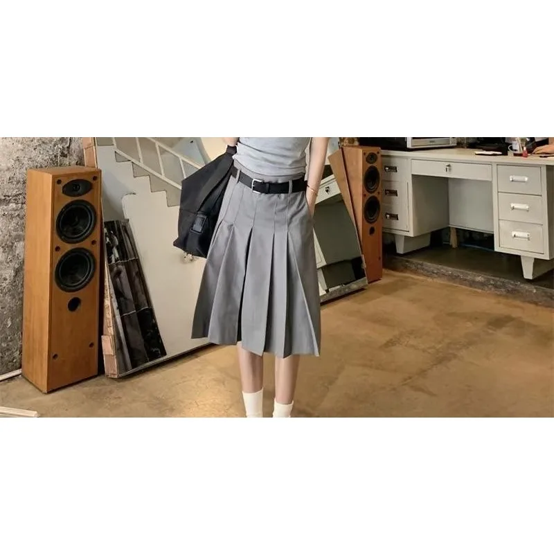 Elegant skirt pants women's casual five-point pants
