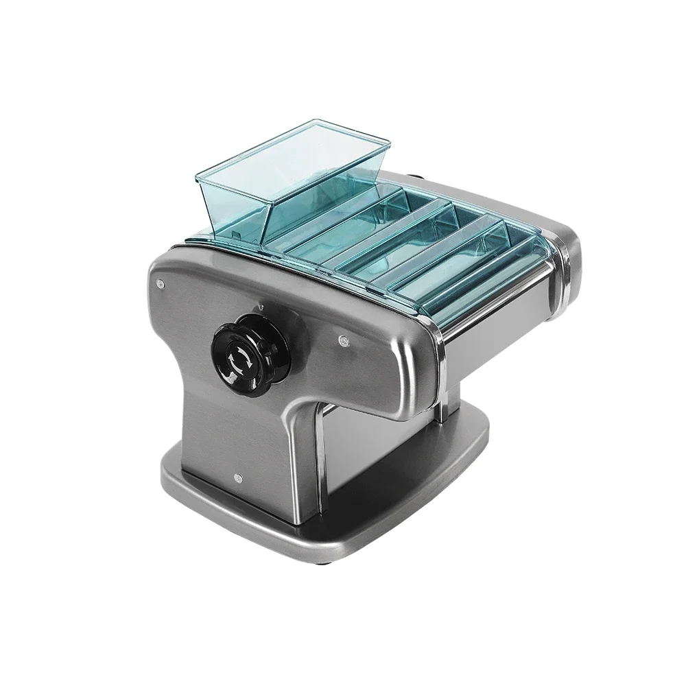 OYLP Electric Pasta Maker Stainless Steel Lasagne Spaghetti Maker Machine With Three Cutter 135W 5kg/h Output