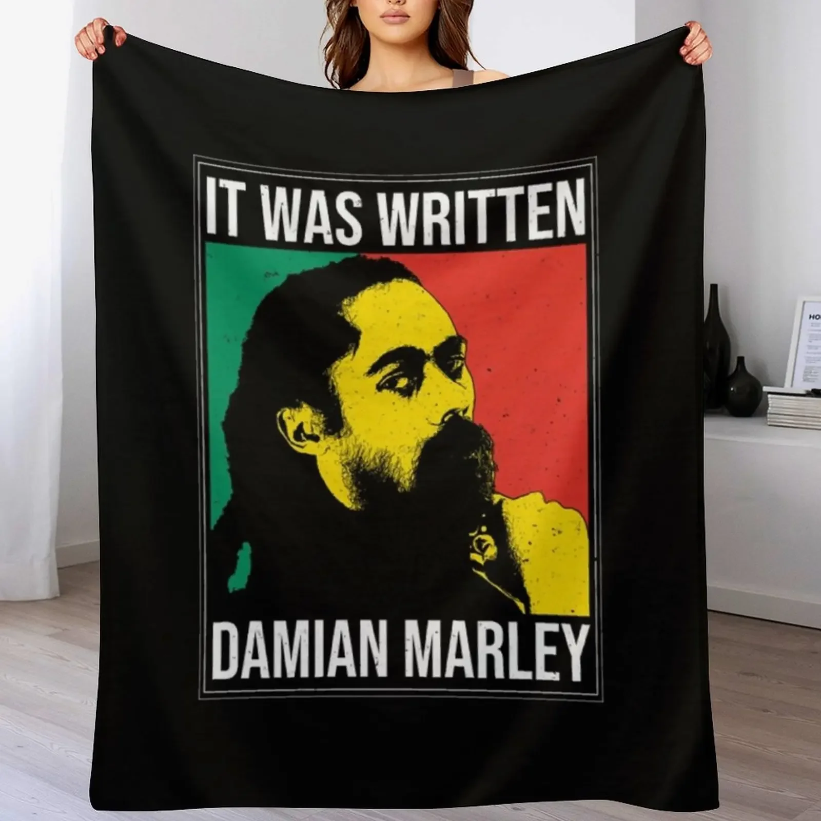 

Bob Marley T-Shirt Throw Blanket Thermal Bed covers Decorative Sofa Winter beds Blankets