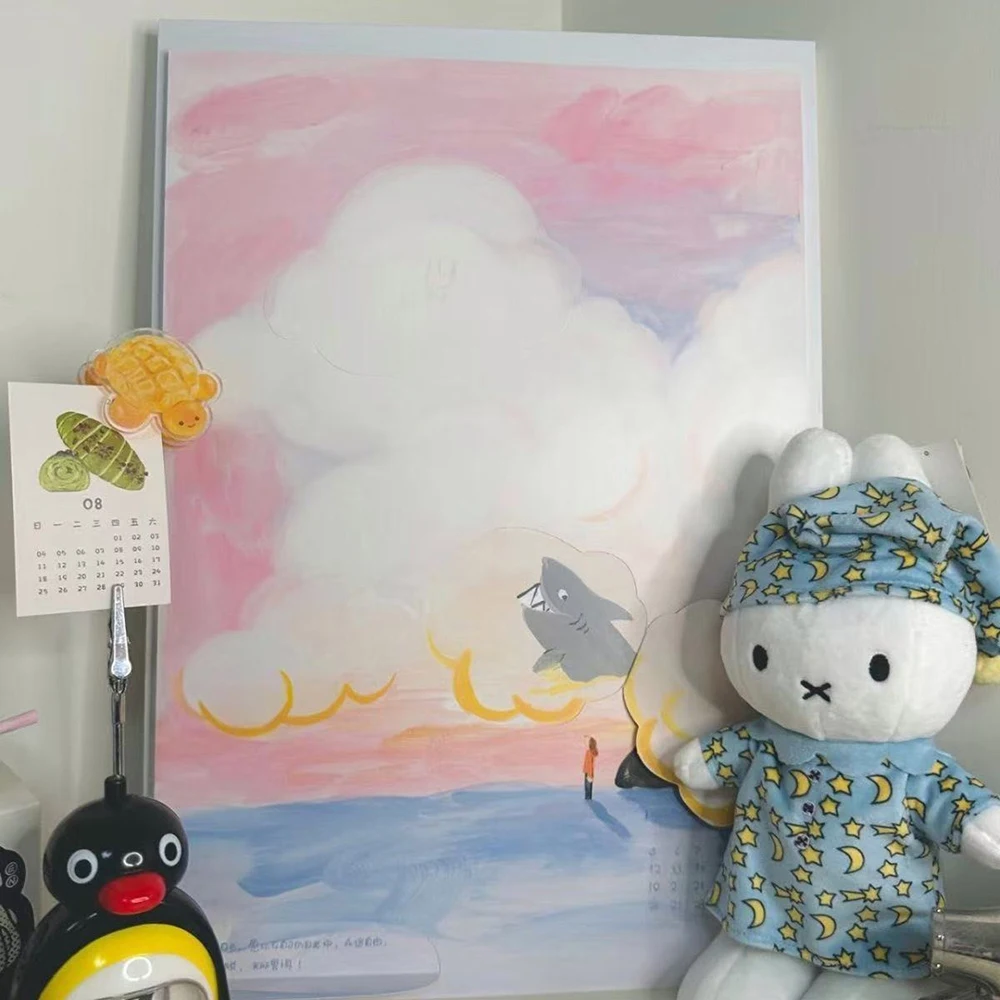 Kawaii ميفي بيجامة نمط أفخم دمية لطيف أرنب منامة لعبة النوم رفيق محشوة الحيوان لينة غرفة الحضانة ديكور فتاة هدية #4