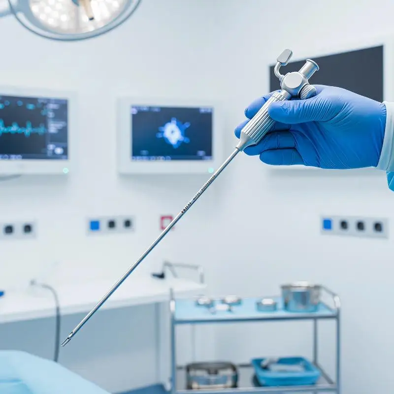 Reusable Laparoscopy Veress Needle Clinical Grade Laparoscopic Insufflation Needle 1Pcs for Professional Surgery Operations