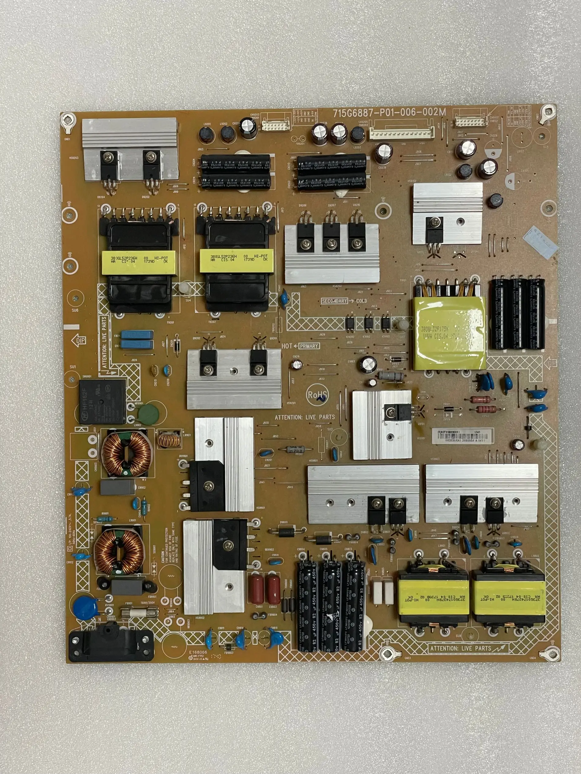 

goor work Original 65PUF6656 / 6701 Power board 715G6887-P01-006-002M