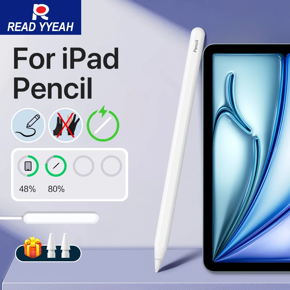 

Для Apple Pencil 2, беспроводная зарядка для iPad Air 4 5 Pro 11 12,9 Mini 6, аксессуары, ручка для iPad, ручка для защиты ладони, стилус, новый 2025