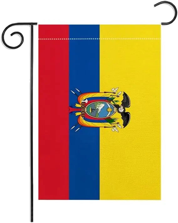 Ecuador Ecuadorian Garden Flag,Garden Decoration Flag,Indoor and Outdoor Flags,Celebration Parade Flags,Anniversary Celebration,