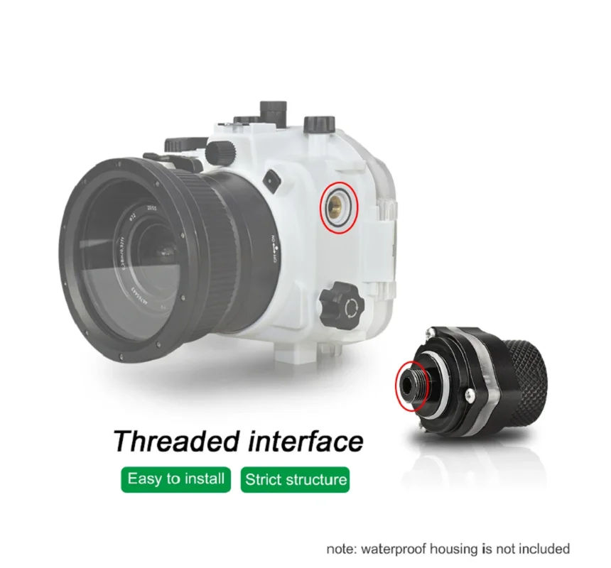 Seafrogs VPS-100 Waterproof Vacuum Pump For A7R III A7M4 GH5 TG6 Z6 Z7 EOSRP 5DIII/IV Camera and Phone Underwater Housing