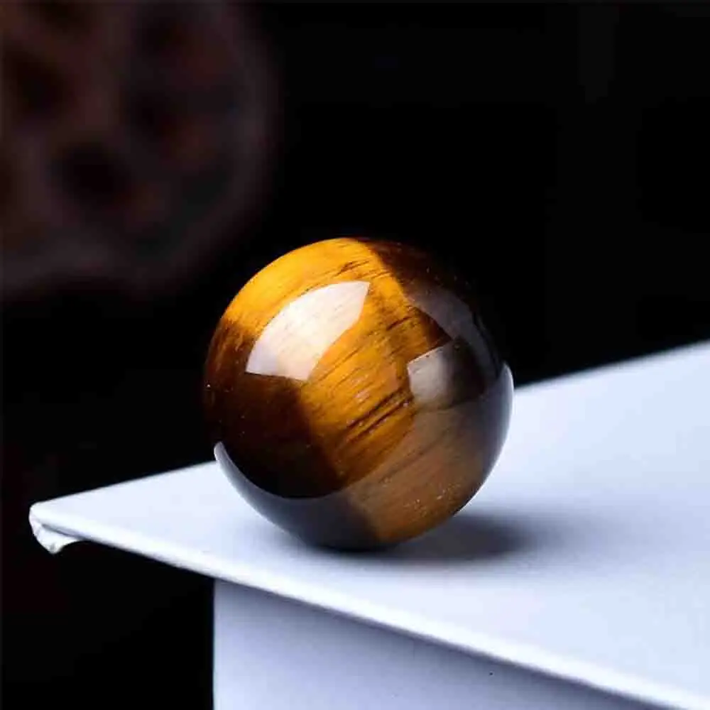 1-5Pcs Dia 30mm Natural Purple Pink White Crystal Ball Yellow Green Red Stone Ball Craftsmanship Home Decor DIY Handmade Gift