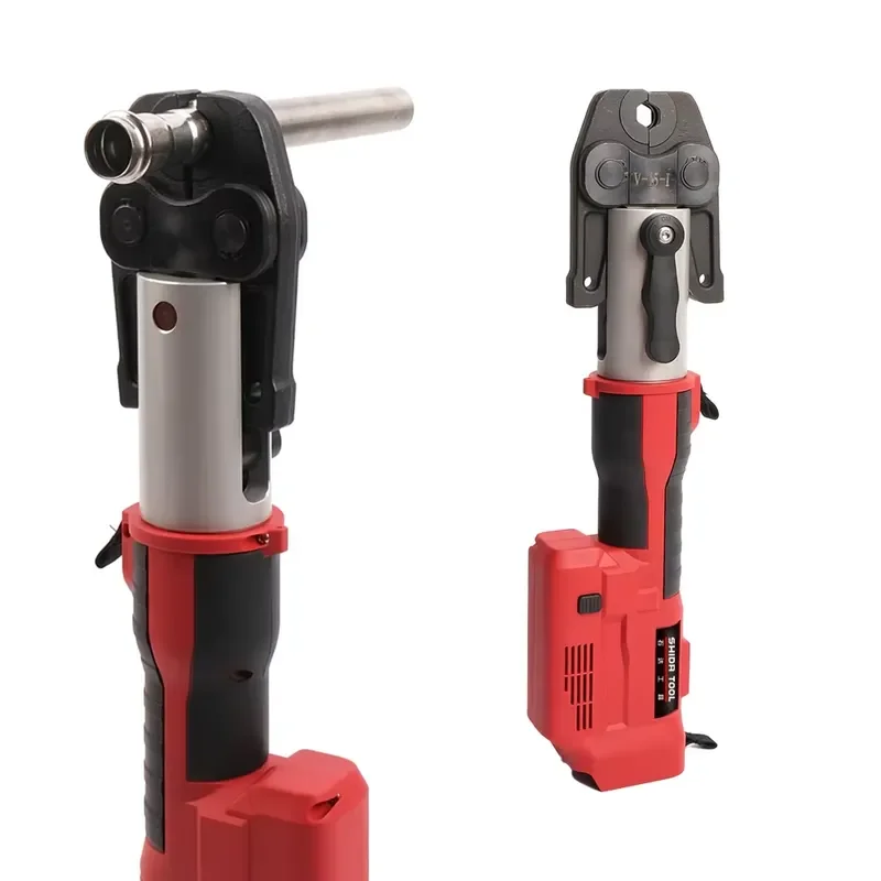 1550 Electric Cordless Hydraulic Press Pliers Battery-Powered Plumbers Tool Copper Alloy Steel PEX Pipes 40mm Stroke