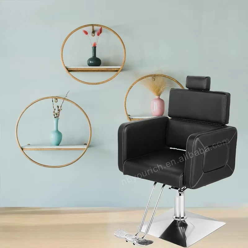 

Новое кресло для салона, парикмахерское кресло с откидной спинкой, парикмахерское кресло для укладки, регулируемая мебель для парикмахерской