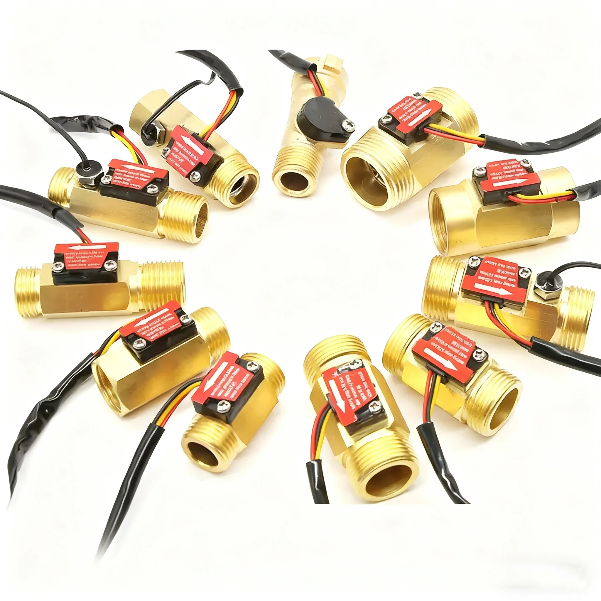 

Hall effect flowmeter water flow sensor G1/2'' G3/4'' for boiler water heater turbine water