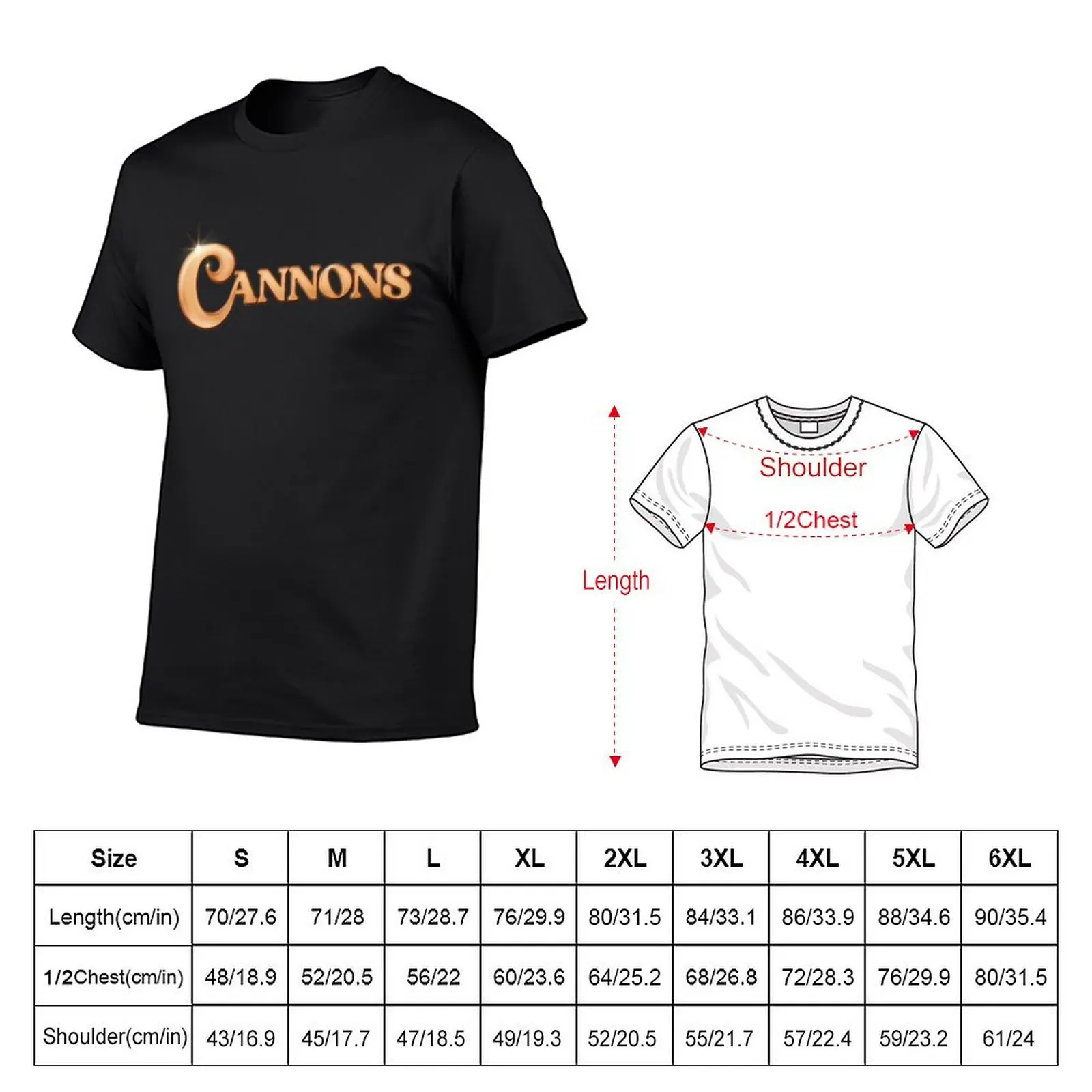 cannon rock band american T-Shirt boys whites oversized sweat t shirts for men graphic