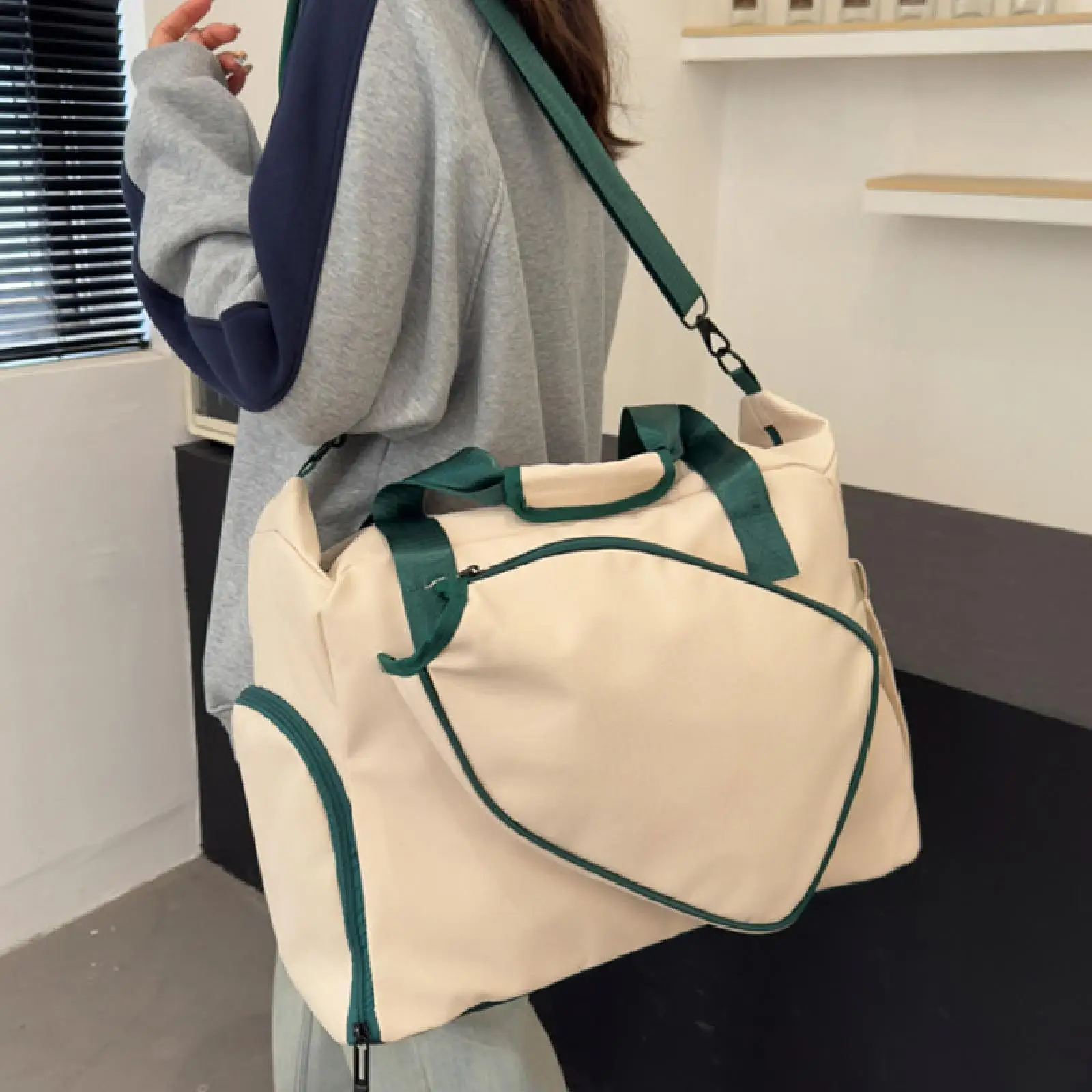 

Сумка для ракеток для пиклбола и настольного тенниса с регулируемым съемным плечевым ремнем, легкая профессиональная сумка-тоут