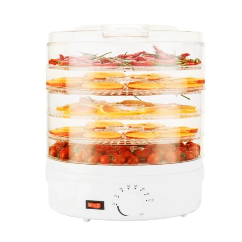 5 Layers Food Dehydrator Machine, Electric Fruit Vegetable Dryer For Drying Slices Snacks Household Use