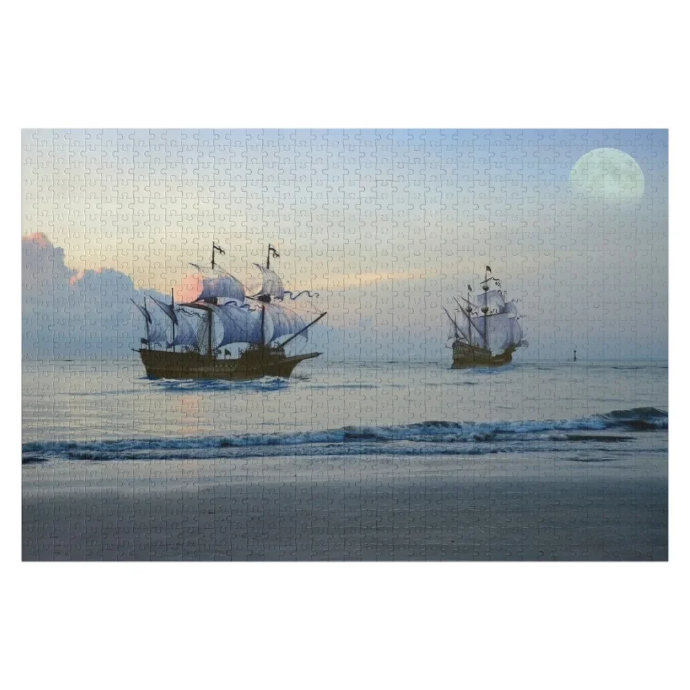 Sail. Ocean,waves. Jigsaw Puzzle Personalized Gift Married Photo Christmas Gifts Puzzle