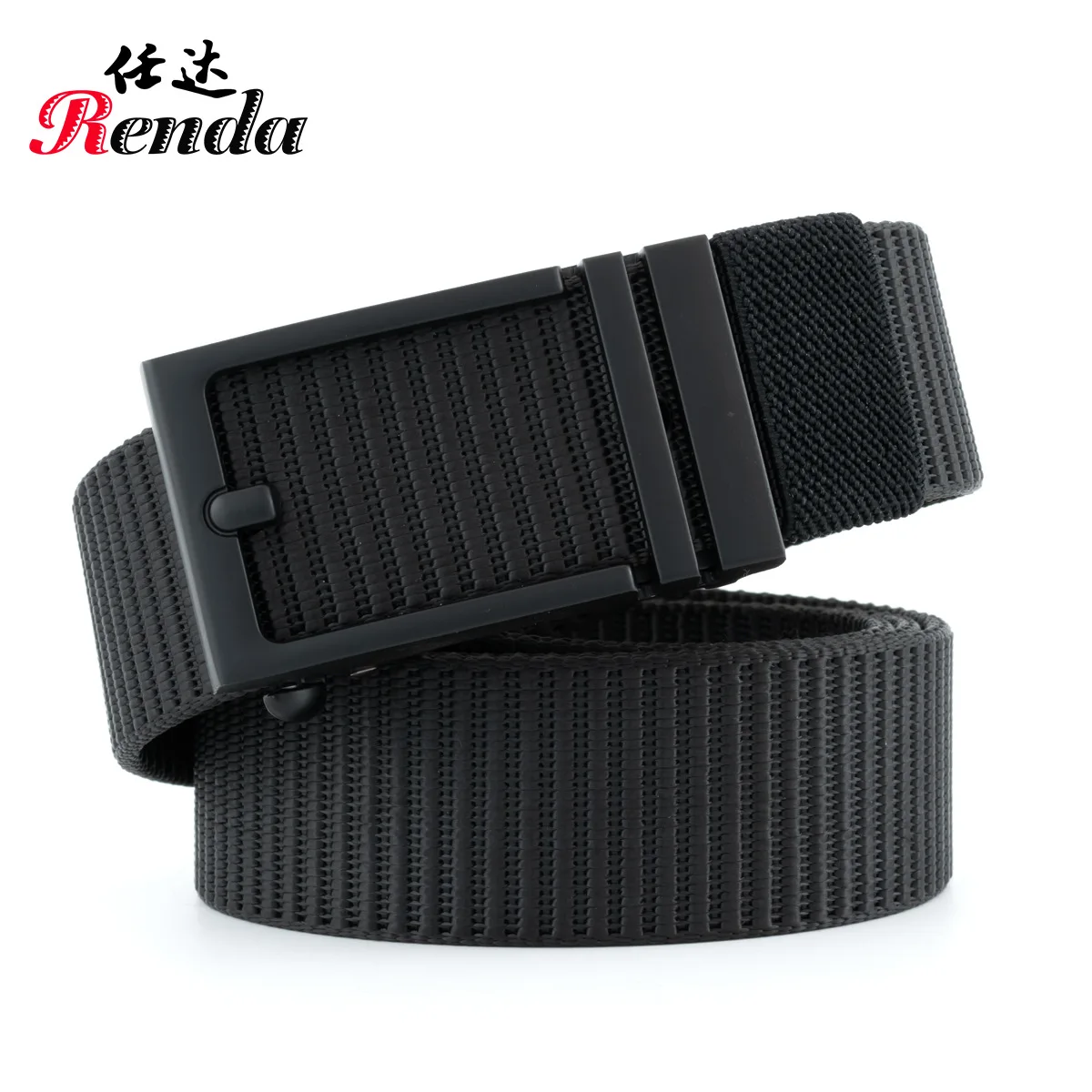 3.4 سنتيمتر X 120 سنتيمتر طالب سير من القنب سبيكة بلا أسنان التلقائي مشبك عادية العصرية كل مباراة الرجال أسود أخضر الملابس والاكسسوارات #2