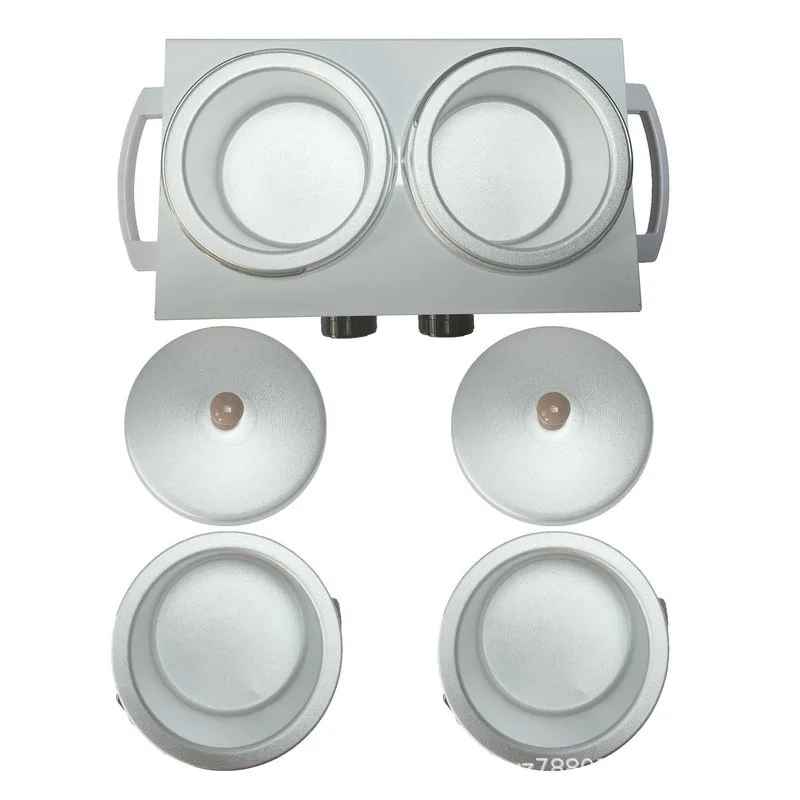 YTYIN Banafen آلة شمع الوجه فرن مزدوج تسخين الشمع الفاصوليا إزالة الشعر وعاء ذوبان الشمع وعاء واحد/مزدوج يستخدم أدناه