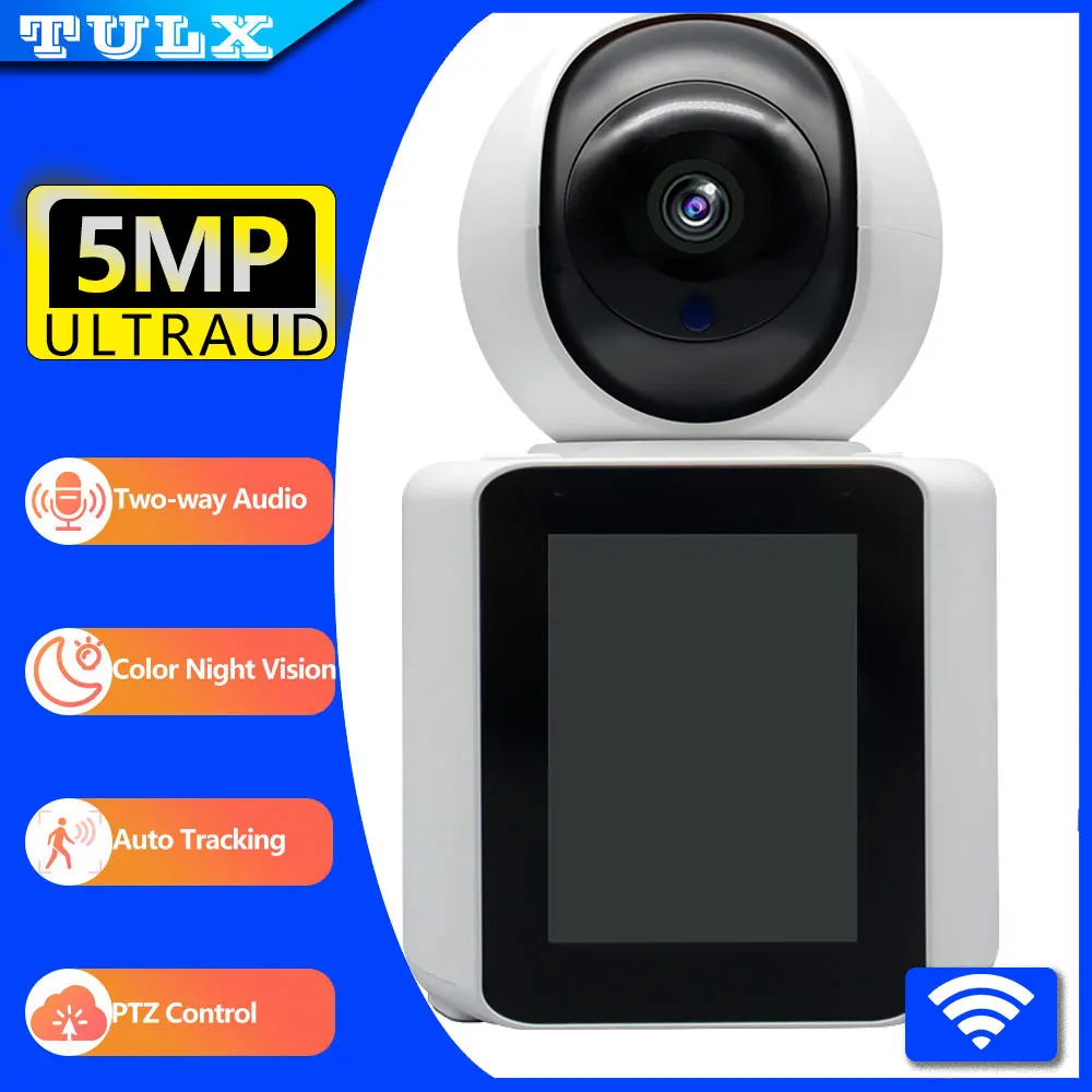 

LZJV Cross-border Home Use Visual Video Surveillance Mobile Phone Remote Wifi Smart One-click Call Indoor High-definition Camera