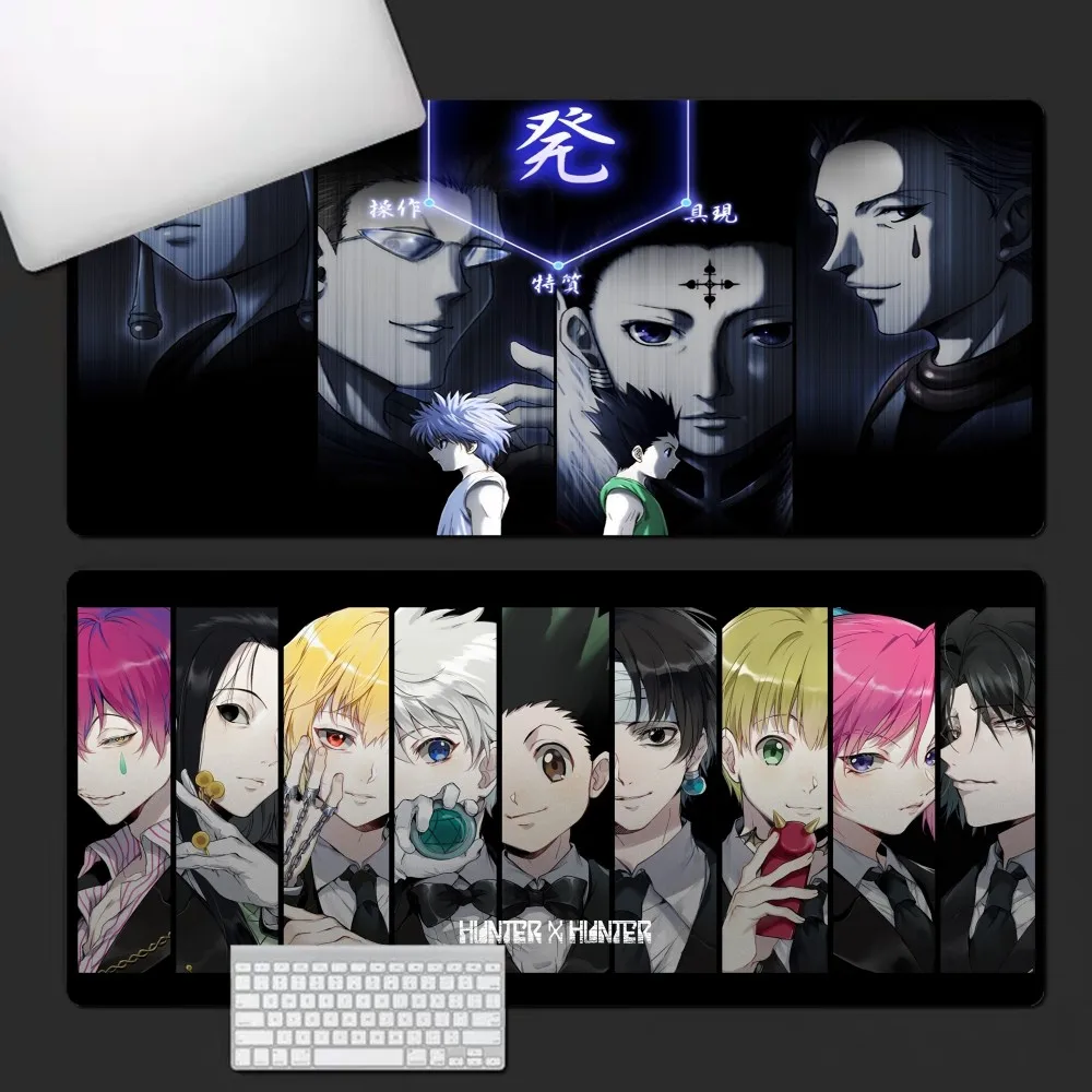 

HUNTER HUNTER Mousepad Custom Skin Cartoon Anime Gaming Mouse Pad Keyboard Mouse Mats Desk Mat Accessories Teen Girls Bedroom