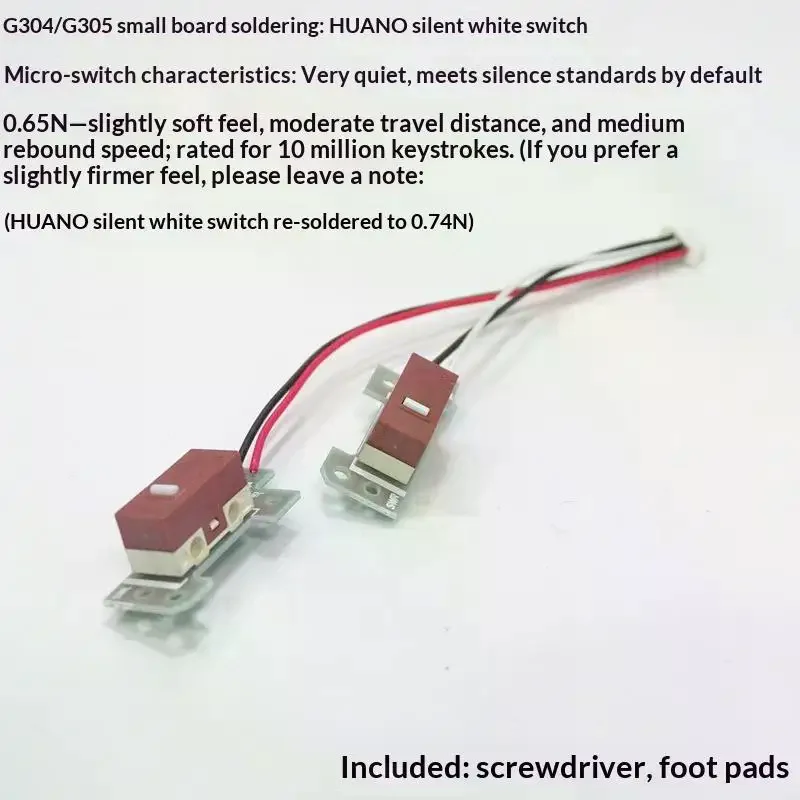 Hot Swap Mouse Button Board Micro Switches Replacement For G304 G305 Free Small Board For Mouse Repair Modification