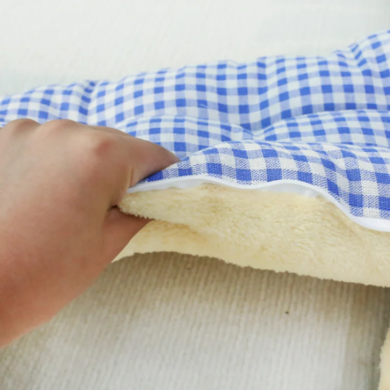 القط الكلب البيت داخلي الشتاء سميكة طوي القط كيس النوم دافئ لينة الدافئة شبه مغلقة سرير الحيوانات الأليفة الصغيرة تكبب كيس #5