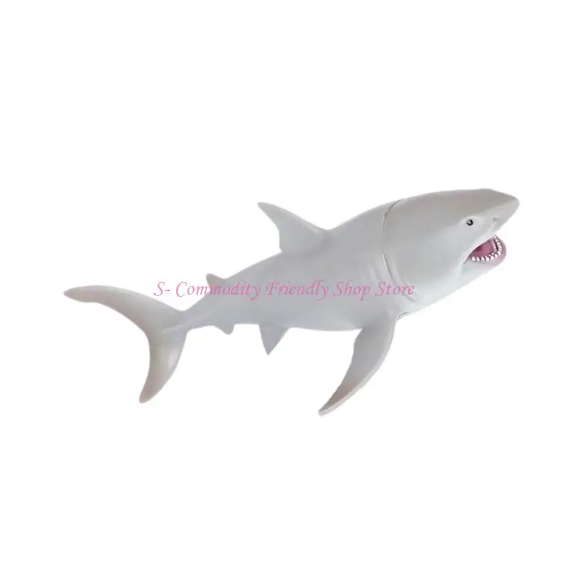 85AE Interactive Sea Animal Model Figurine Safe Squeezable Squeaky Toy For Children Preschool Education Nature Exploration