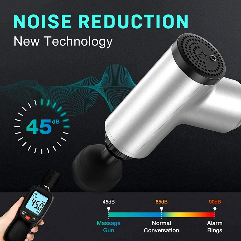 Wholesale Electric Impulse Luxury Portable Booster Body Professional Pistolet De Deep Tissue Mini Muscle Massage Gun