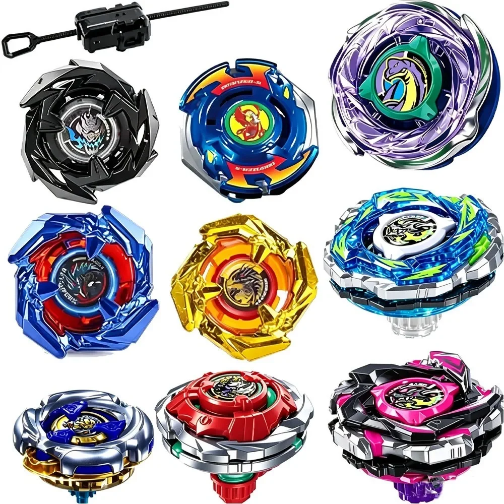 Alloy Battle Spinning Top Toy Single Gyro Kids Boys Competitive Game Collection Gift