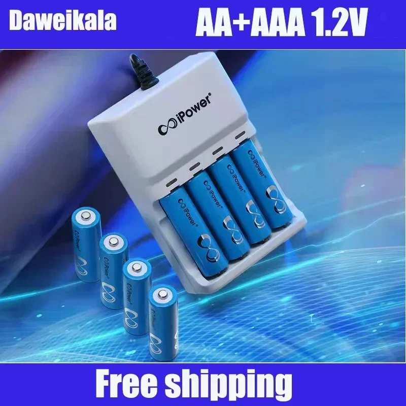 AA + AAA 1,2 V bateria wielokrotnego ładowania ni - MH AA 1000 Mah 3a bateria flash aaa z soporte baterii 2pcaaa / AA