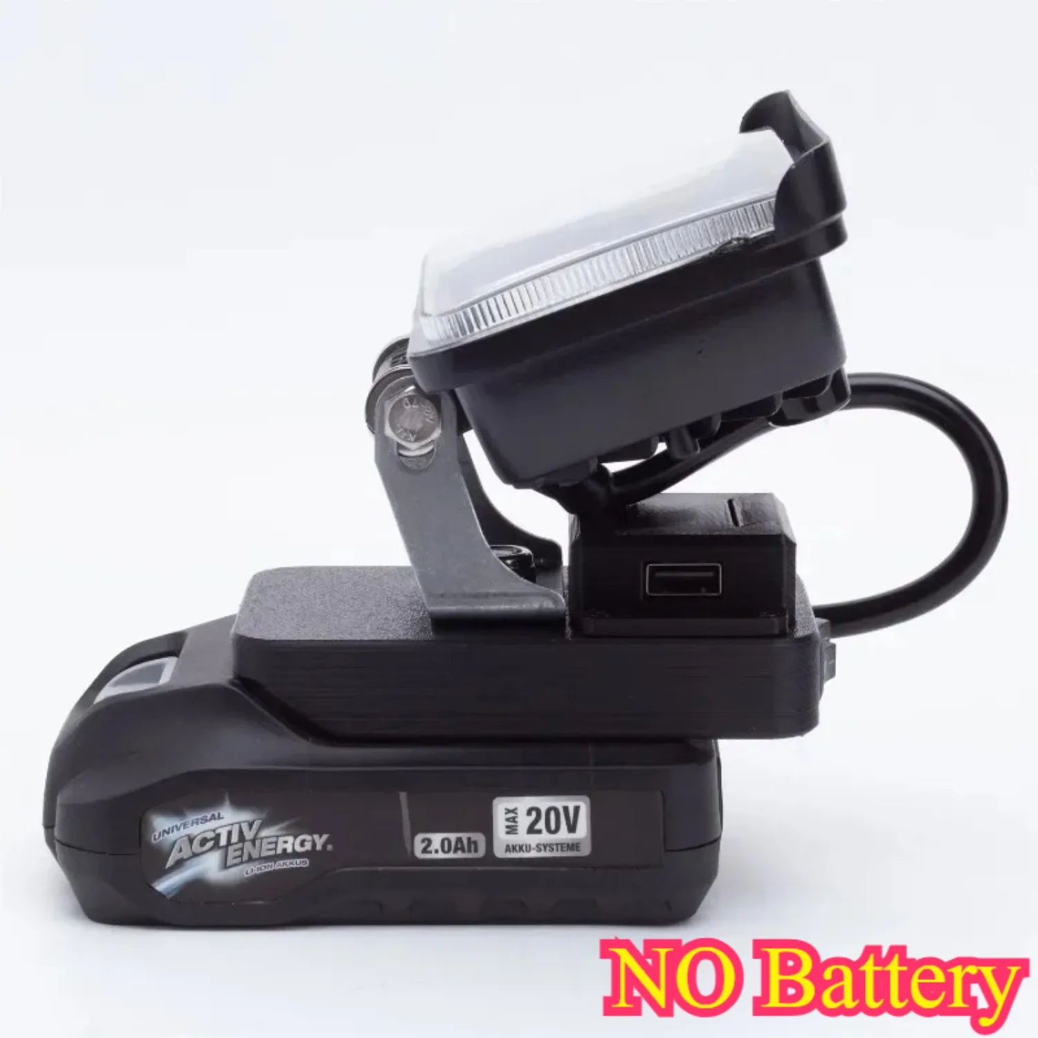 For Ferrex 20V Li-Ion Battery LED Work Light Wireless with USB Outdoor LED Work Light Actual Power 12W Portable Lantern