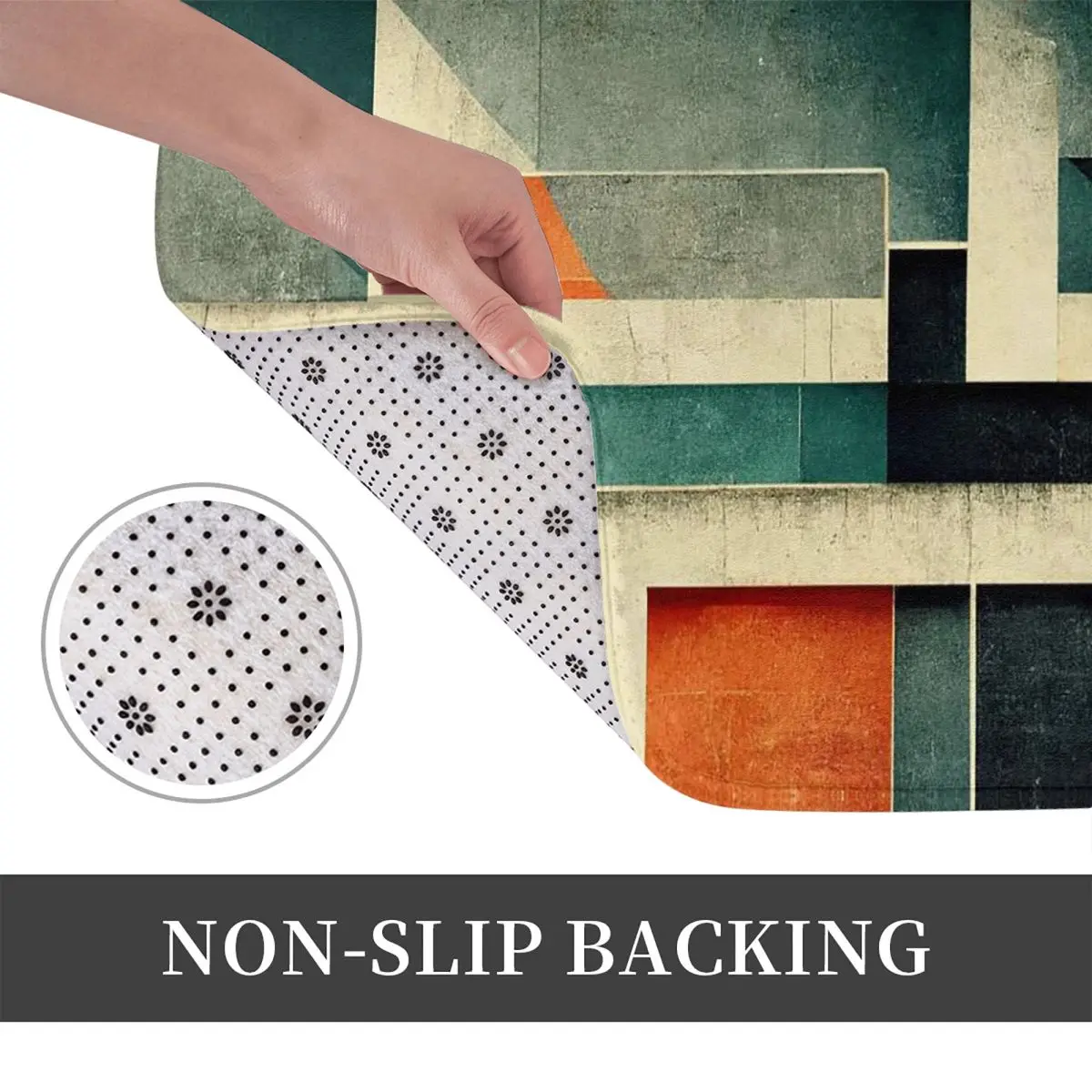 Famous Geometric B-bauhaus Art Doormat Kitchen Entrance Home Floor Mat Anti-slip Carpet Rug for Living room Footpad Mats
