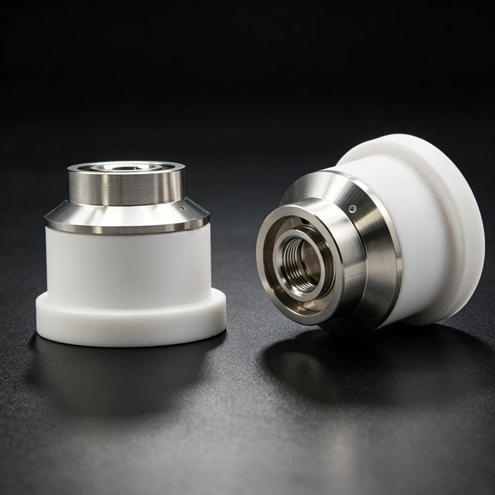 BOCHU Original Laser Ceramic Ring Nozzle Holder M11 M8 H21 H34 H28 for BOCI BLT421 BLT461 Fiber Laser Cutting Head Parts
