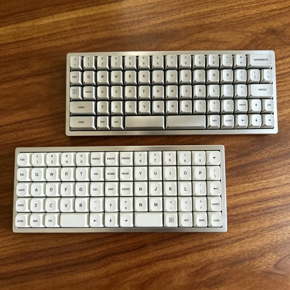 

Ortho C75 Inline Keyboard Kit CNC Aluminum Case Wired Single Mode Planck Hot Swap Acrylic QMK Mechanical Keyboard Vial RGB