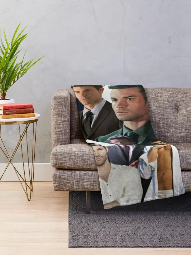 Daniel Gillies - Elijah Mikaelson photo collage Throw Blanket Loose Thermals For Travel Decorative Sofa Blankets