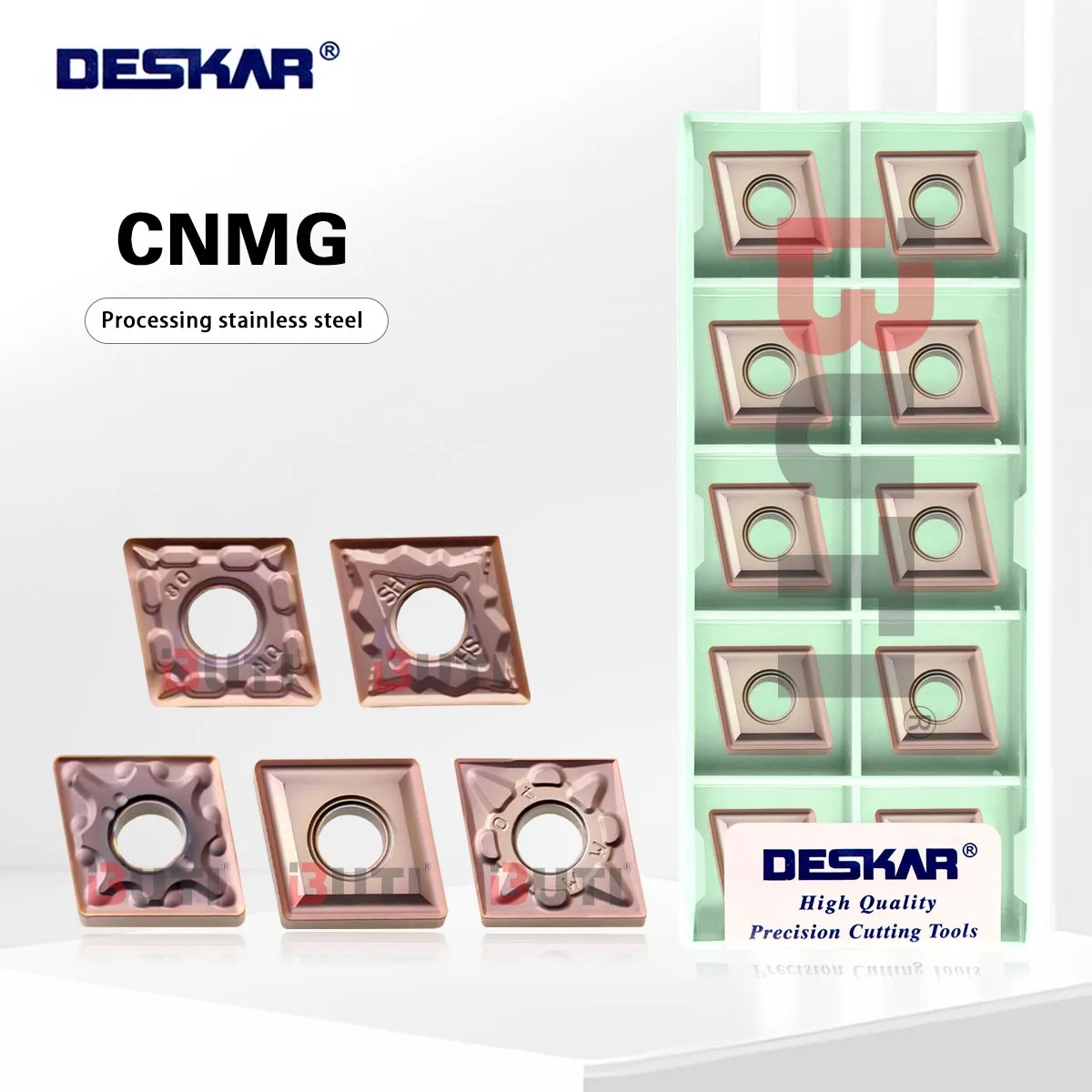 

DESKAR 100% Original CNMG120404 120408 MA MS MQ HS MM LF6118 Numerical Control Lathe Turning Blade Cutting Tools Stainless Steel