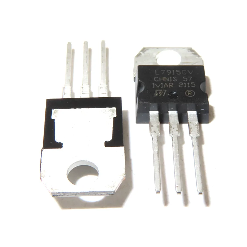 10pcs/ L7915CV in-line TO-220 ST new domestic 15V three-terminal voltage regulator chip triode L7915