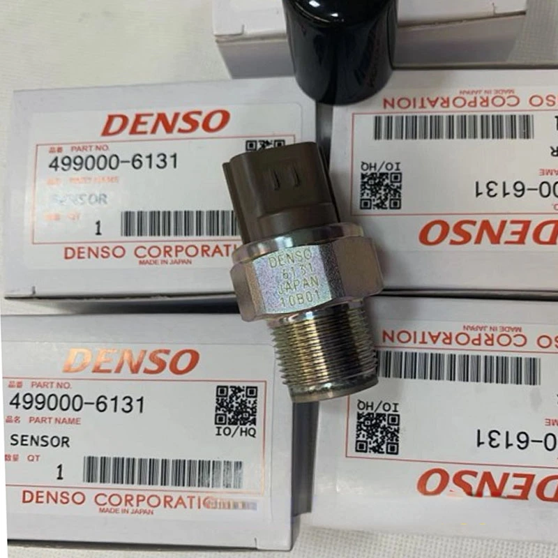 Denso 4HK1 Fuel Common Rail High Pressure Sensor 499000-6131 8-98119790-0 for Excavator Spare Parts