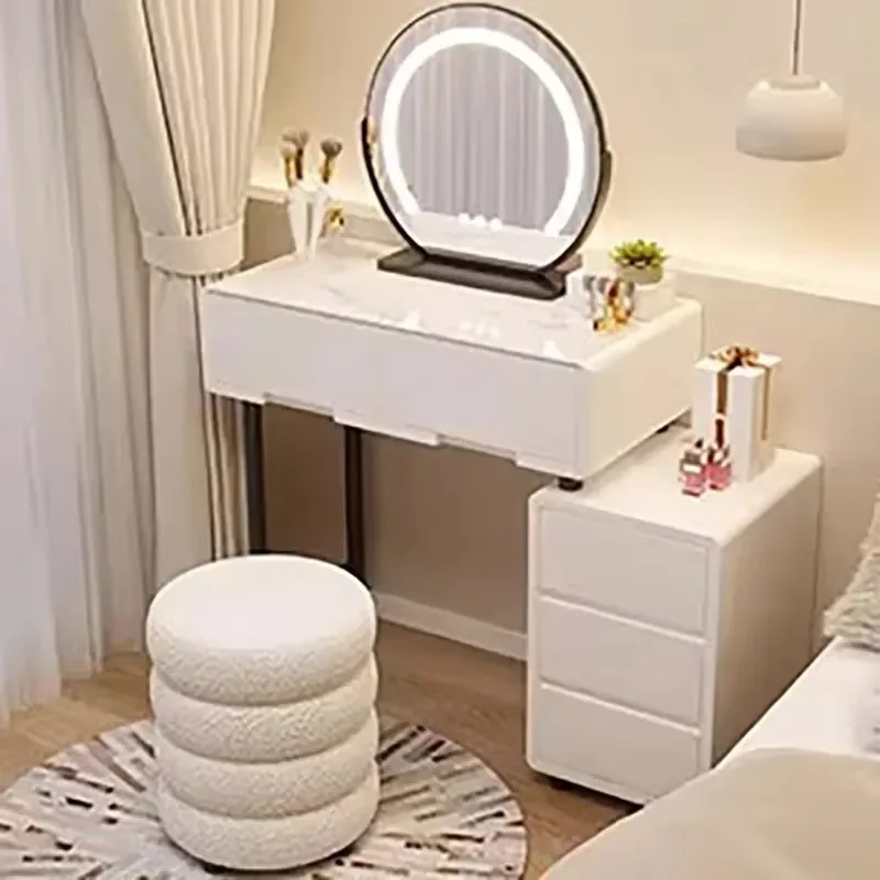 

Makeup Nordic Vanity Table Beauty European Mirror Luxury Vanity Table Storage Bedroom Penteadeiras De Maquiagem Furniture