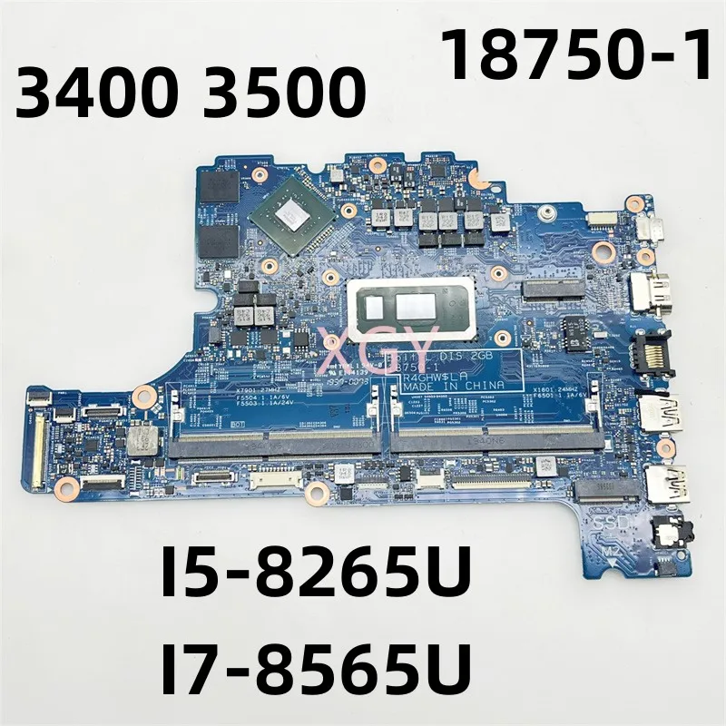 18750-1 04MCDM 0KVN26 KVN26 Mainboard For Dell Latitude 3400 3500 Laptop Motherboard I7-8565U I5-8265U N16S-GTR-S-A2 MX130 2G