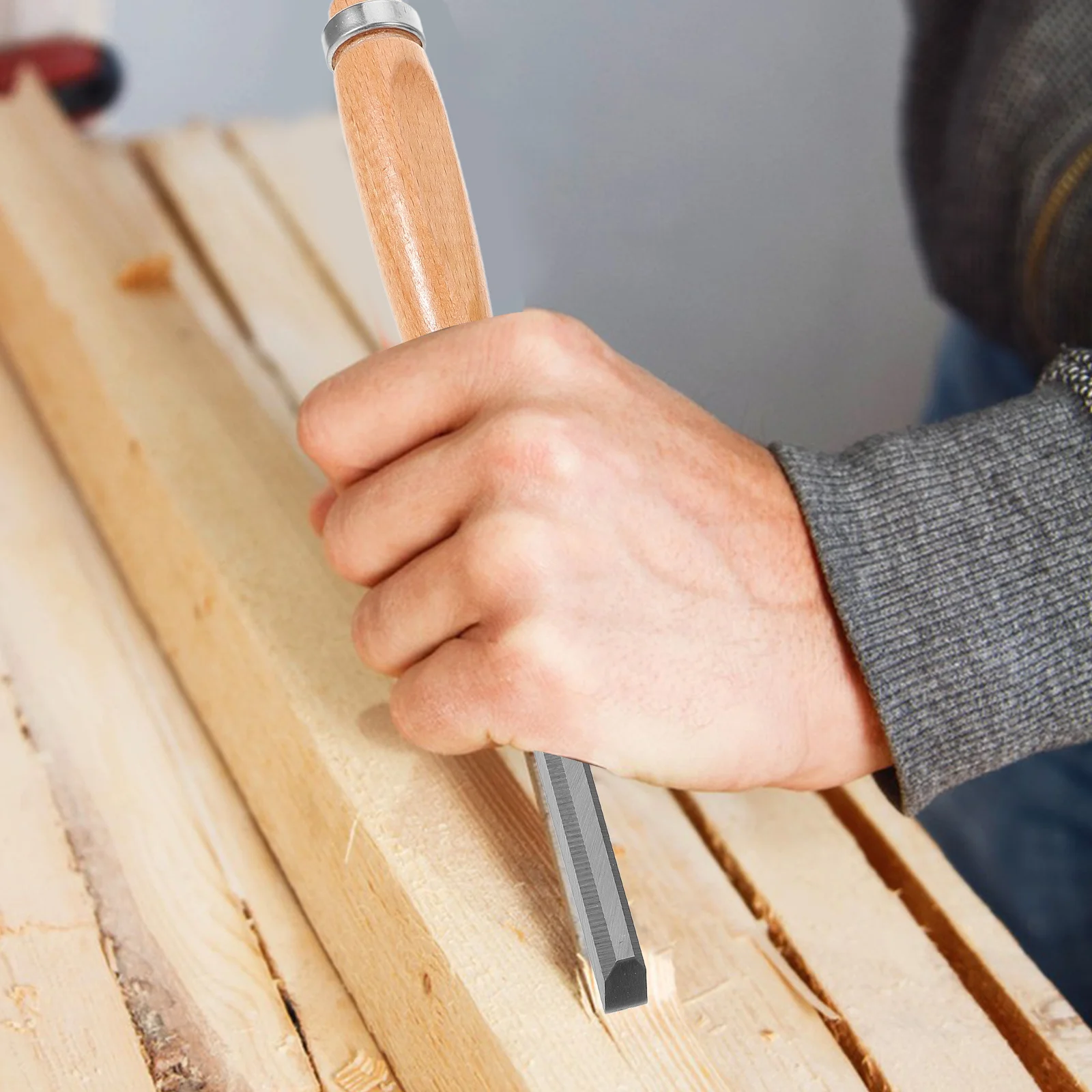 Carpenter Chisel Woodworking Tool Multi-Function Carving Chisel Manual Precision Lightweight Portable Durable Wood Craft DIY
