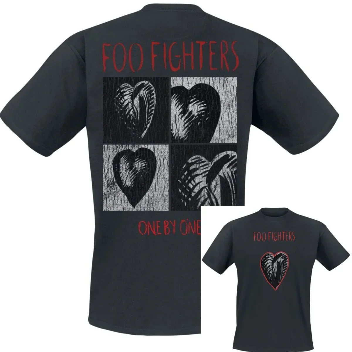 Sonic Highways Foo Fighters T-Shirt für Männer und Frauen Vintage Metal Rock Band Grafik-T-Shirt Baumwolle Sommer Streetwear Top – Detail 3